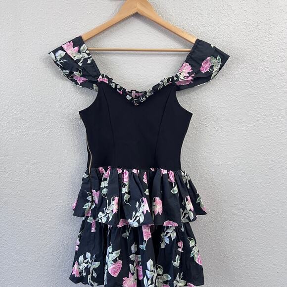NWT LOVESHACKFANCY PASTEL FLORAL MINI DRESS - Picture 9 of 15